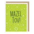 Mazel Tov Stars Congratulations Card