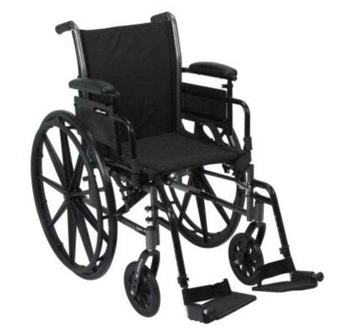 McKesson Lightweight Wheelchair 1 Each, Black 47924065