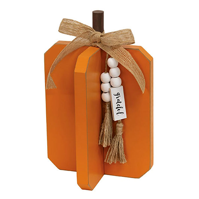 medium fall charmed words interlocking pumpkin sitters