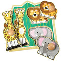 Melissa & Doug® Jungle Friends Jumbo Knob Puzzle - 3 PC