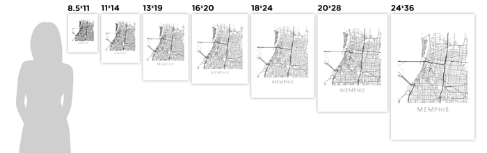 Memphis Map Print