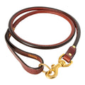 Mendota Rolled Leather Snap Leash--Mendota-Maximum K9 Services