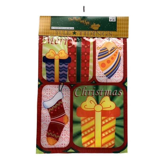 merry christmas gifts mini holiday garden flag