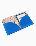 Oh My Mahjong Metallic Blue Mahjong Card Folio