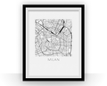 Milan Map Print