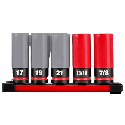 Milwaukee SHOCKWAVE 5PC Lug Nut Socket Set – Auto Obsessed Canada