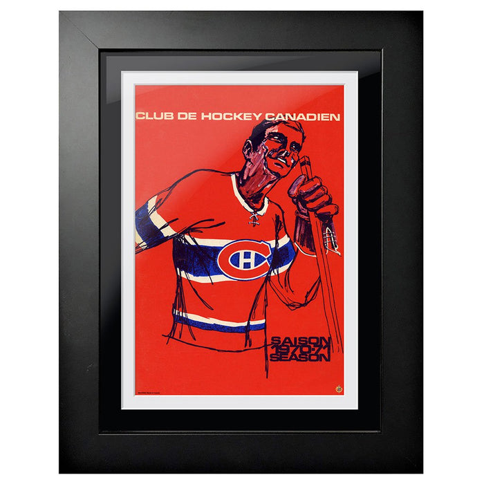 Montreal Canadiens Program Cover - Club de Hockey Canadien 1970-1971 Season