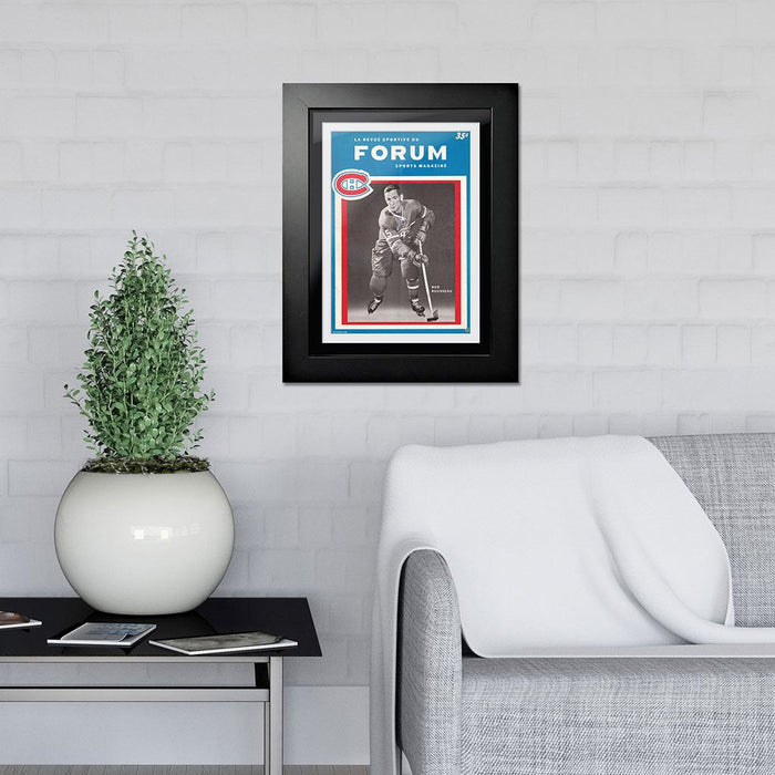 Montreal Canadiens Program Cover - Forum Sports Magazine Bobby Rousseau