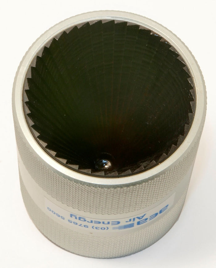 Filter cartridge with visible branding on a white background