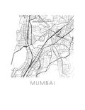 Mumbai Map Print