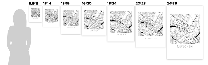 Munich Map Print