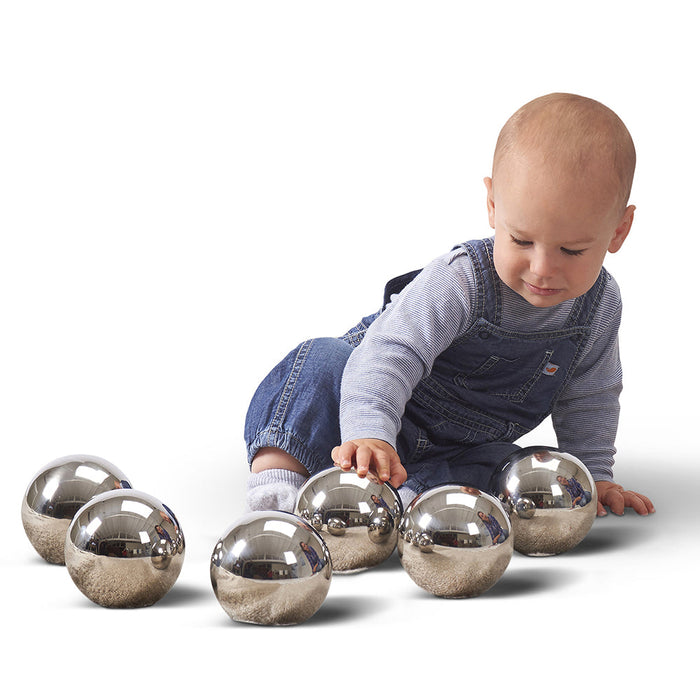 Mystery Sensory Reflective Mirror Balls - Set of 6