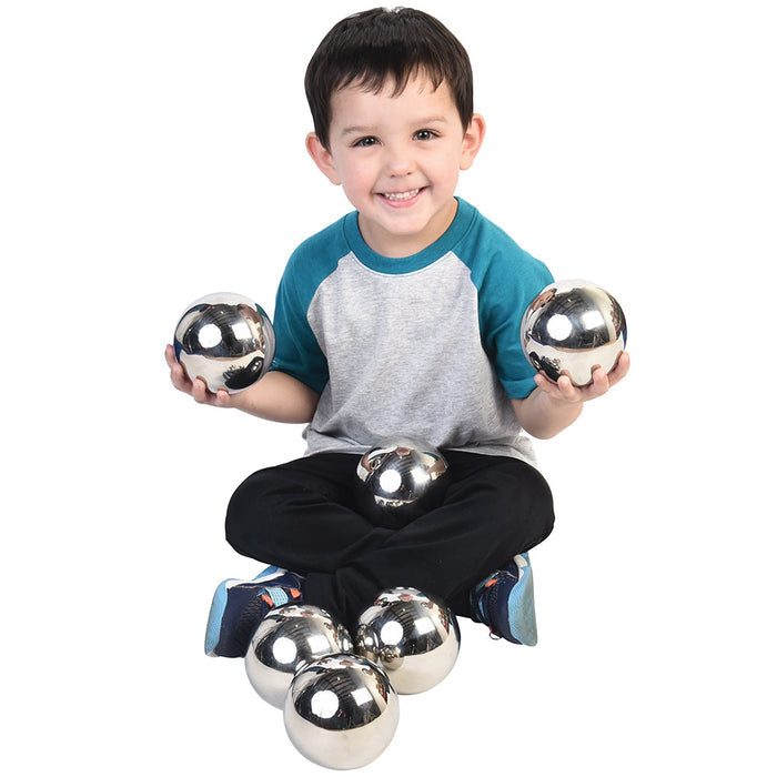 Mystery Sensory Reflective Mirror Balls - Set of 6