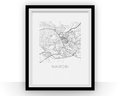 Nairobi Map Print