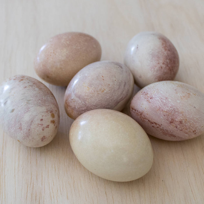 Natural Soapstone Eggs