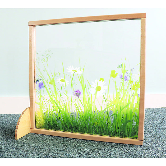 Nature View 24x24 Toddler Divider Panel | Safe Acrylic Back & Rounded Edges
