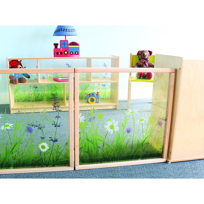Nature View 24x24 Toddler Divider Panel Used in the classroom