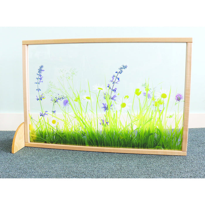 Nature View 24x36 Toddler Divider Panel | Safe Acrylic Back & Rounded Edges
