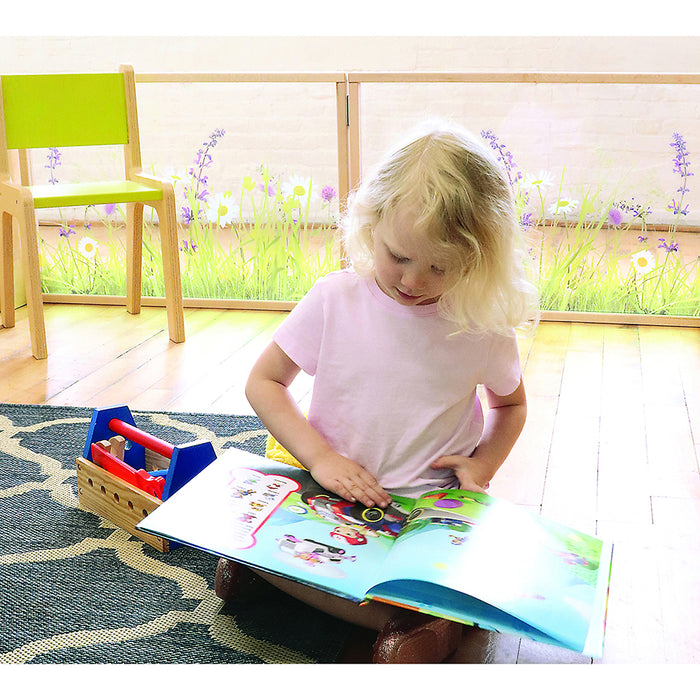 Divider panels with Clear Acrylic backs used in the classroom