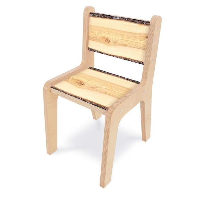 Nature View Live Edge Chair | 14" High Nature-Inspired Seating