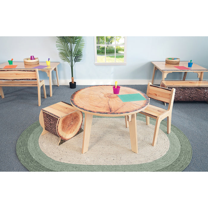 Nature View Live Edge Chair | 14" High Nature-Inspired Seating