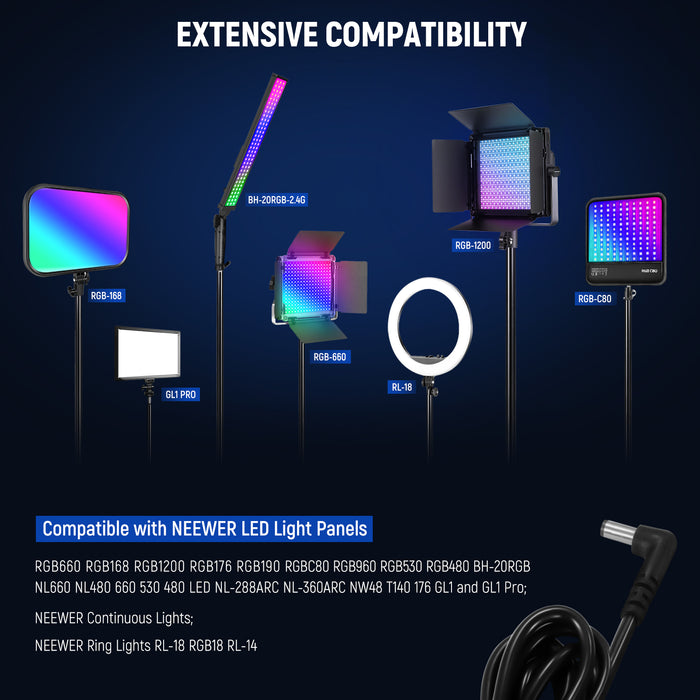 NEEWER 15V 4.8A 72W Power Supply