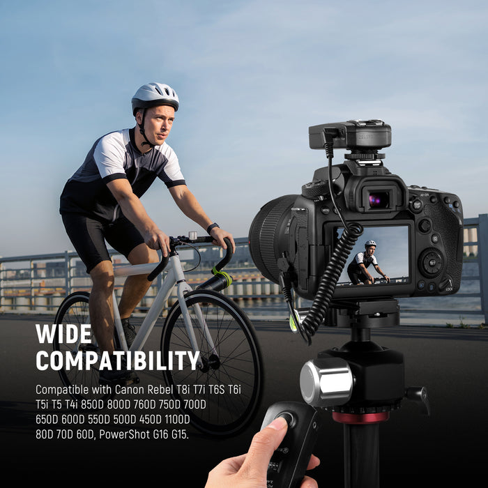 NEEWER 2.5mm to C1 Remote Shutter Release Cable has wide compatibility.