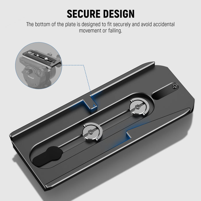 The bottom of the plate is designed to fit securely