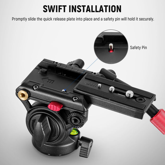 A safety pin holds the plate and your valuable camera securely.