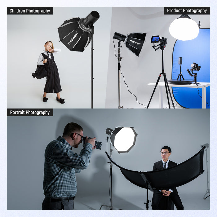 NEEWER NS1P 45cm Octagonal Softbox Uses