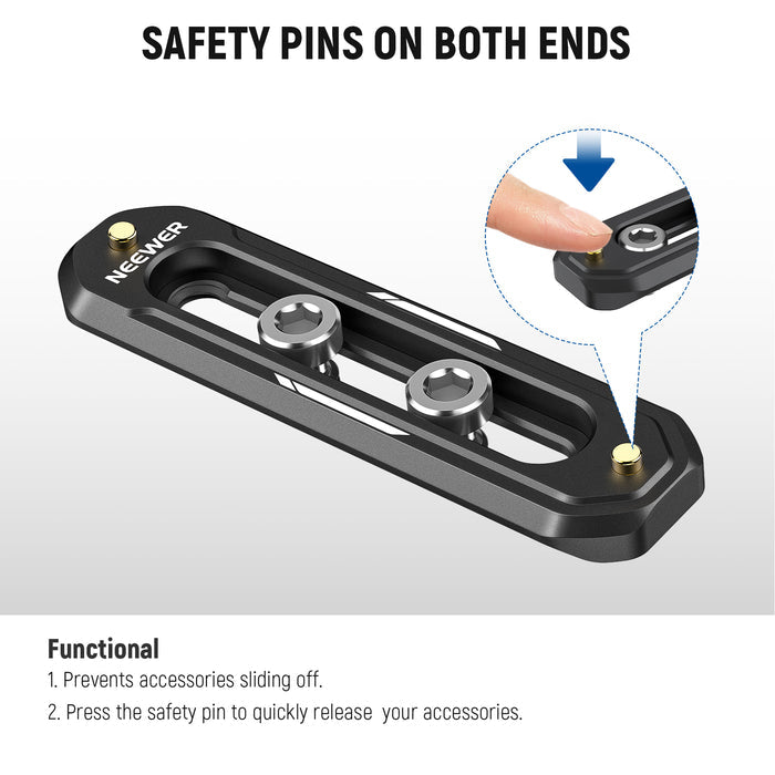 NEEWER UA007/UA022 Quick Release Mini NATO Rail