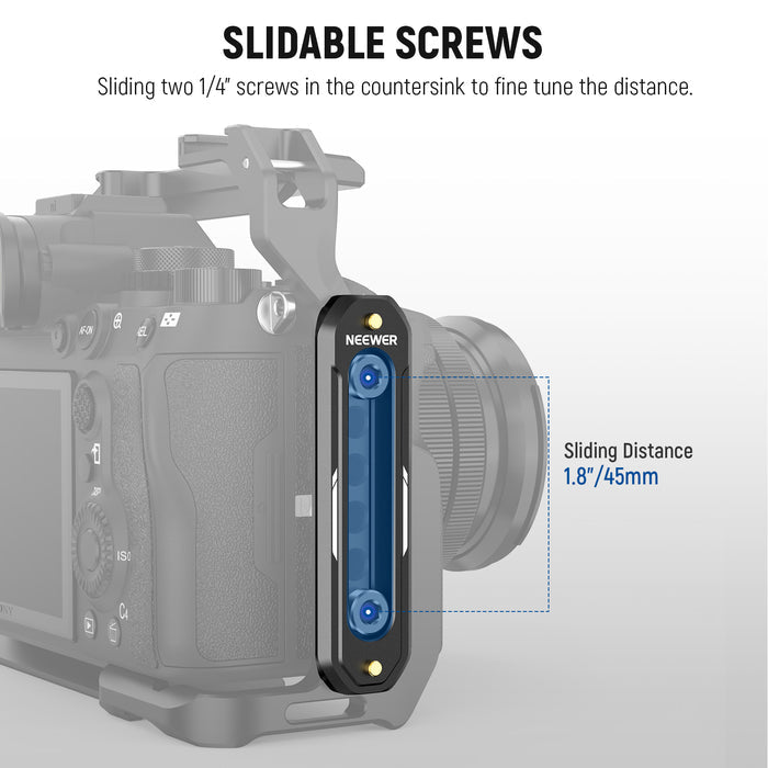 NEEWER UA007/UA022 Quick Release Mini NATO Rail