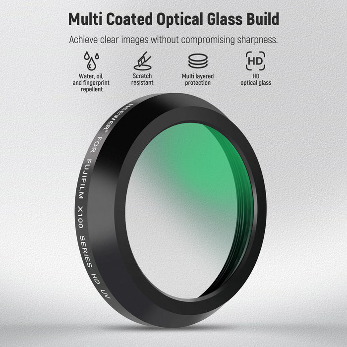 NEEWER UV Protection Filter for Fujifilm X100 Series Cameras