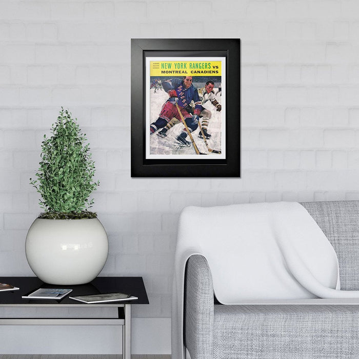 New York Rangers Program Cover - New York Rangers vs. Montreal Canadiens