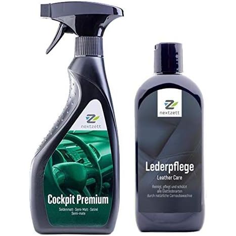 nextzett Leather Care and Cockpit Premium Bundle