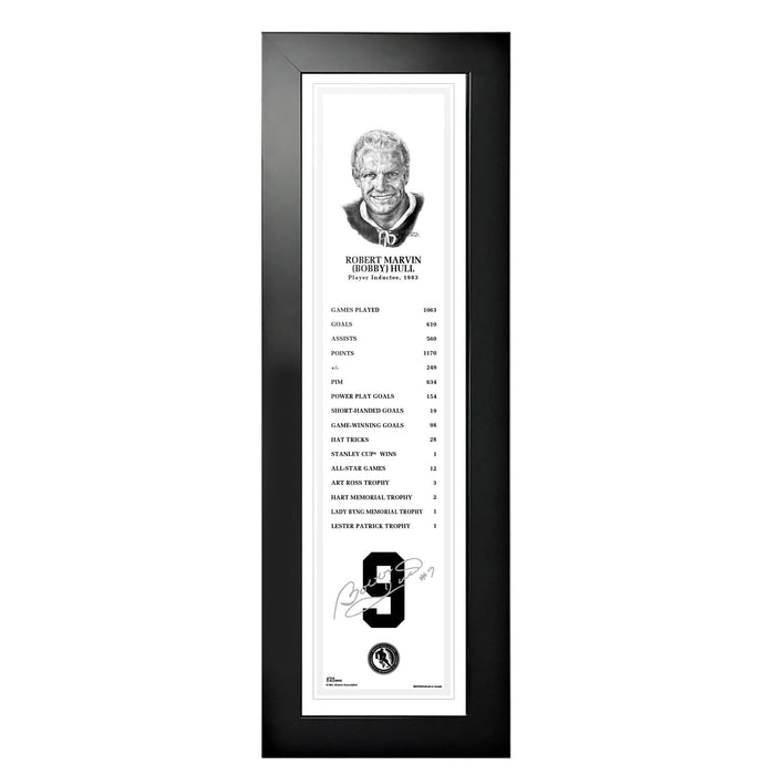 NHL Legends | 6" x 22" Frame | 1983 Bobby Hull