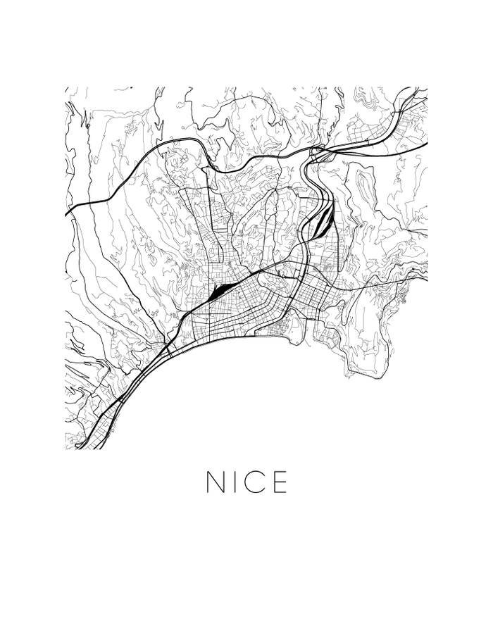 Nice Map Print