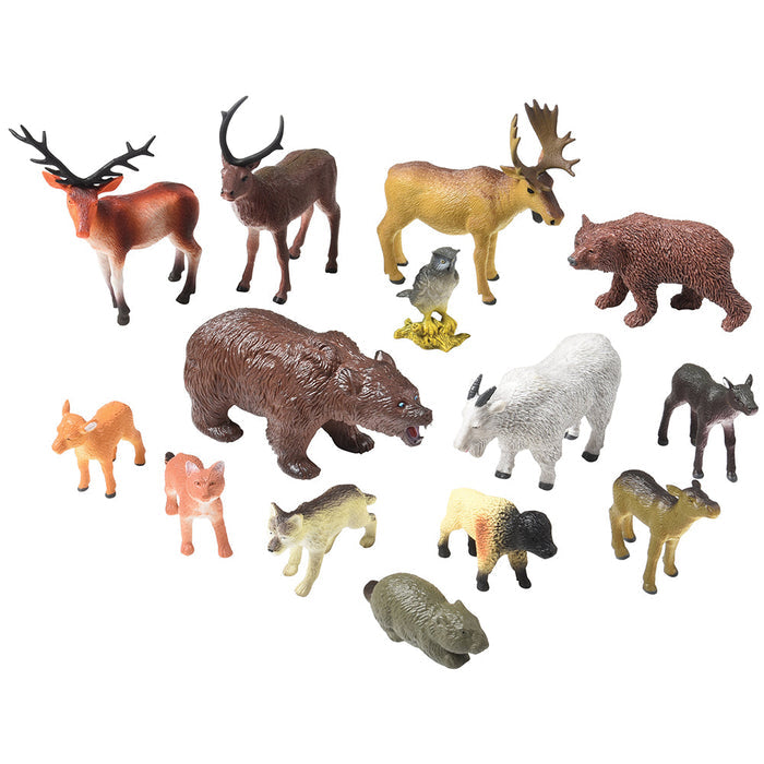 Forest Animal 14 Piece Figures Playset