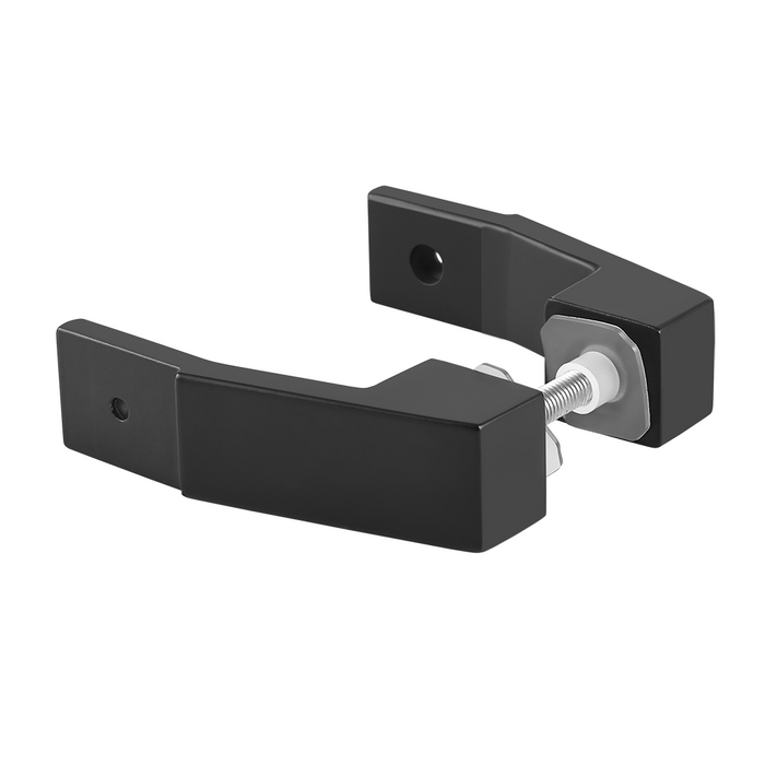 Offset Mount Mid-Post Attachment - for Square Ladder Pulls Stainless Steel 304 Black (2pairs)