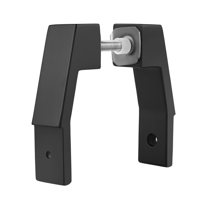 Offset Mount Mid-Post Attachment - for Square Ladder Pulls Stainless Steel 304 Black (2pairs)