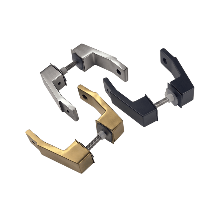 offset mount mid post for square ladder pulls stainless steel set