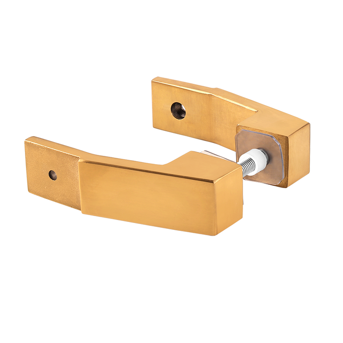 Offset Mount Mid-Post Attachment - for Square Ladder Pulls Stainless Steel 304 PVD Gold (2pairs)