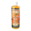 Bottle of Orange Chronic Cleaner - Earth Friendly with Cartoon Orange Character on Label