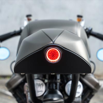 ORBIT MINI BLACK LED TAIL LIGHT - PURPOSE BUILT MOTO