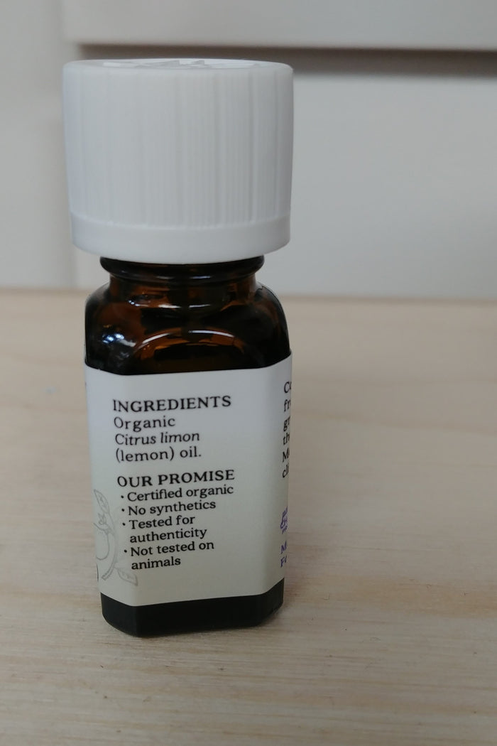 Organic Lemon .25oz Pure Essential Oil