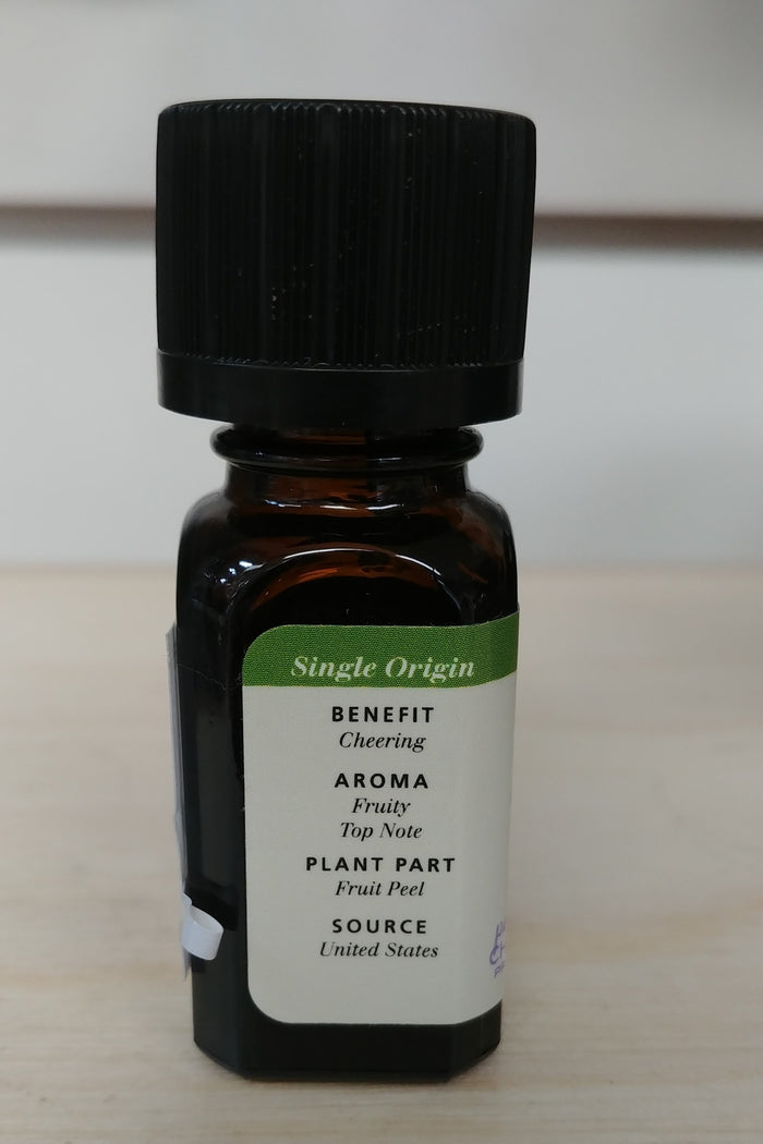 Organic Orange, Sweet, .25oz Pure Essential Oil