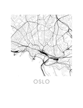 Oslo Map Print