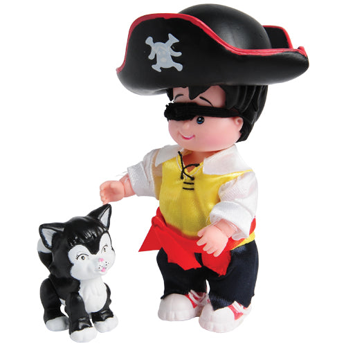 Paddywhack Lane® Pirate Treasure Hunt Doll with Kitty & Accessories