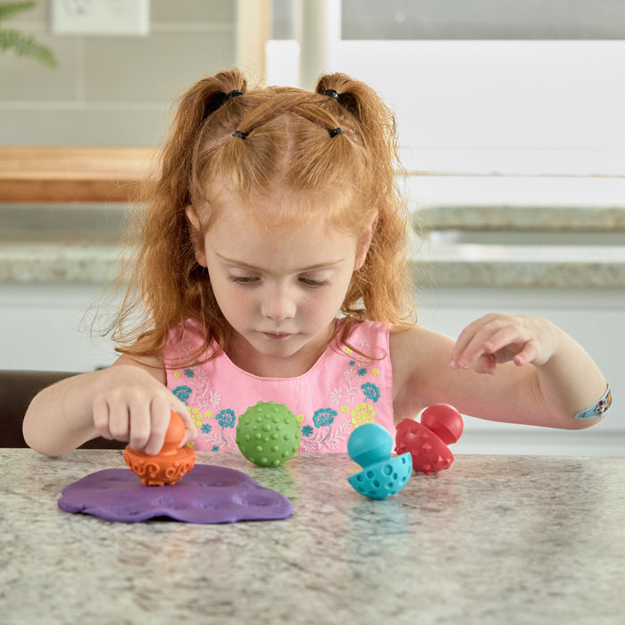 Paint & Dough Mushroom Stampers