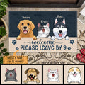 Pawzity Funny Welcome Mat, Gifts For Pet Lovers, Welcome Please Leave By 9 Front Door Mat